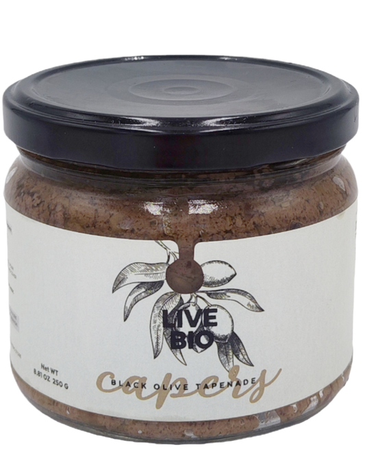 Capers black olive tapenade