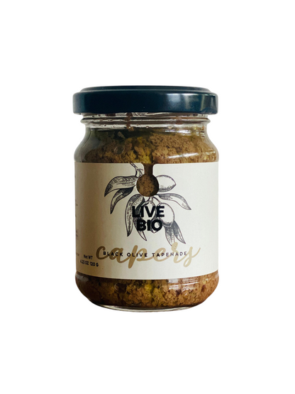 Capers black olive tapenade