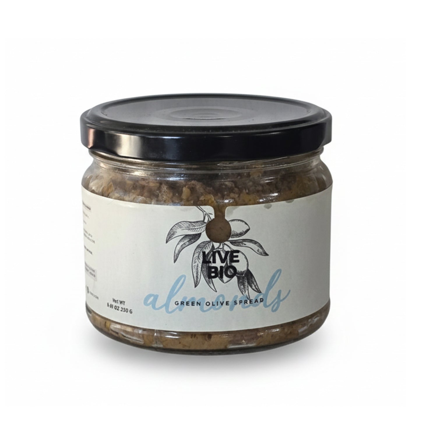 Almond green olive tapenade
